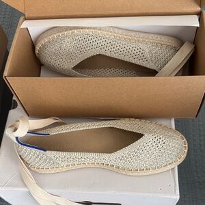 Rothy's Beige Espadrille Flats